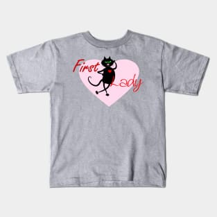 First CatLady Kids T-Shirt